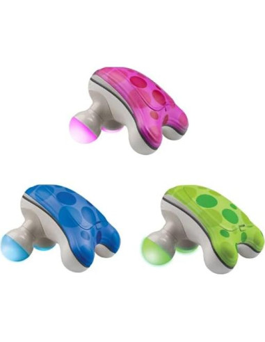 Masajeador de Mano Mini HoMedics Ribbit, Vibrante y Portátil
