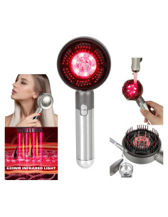 Masajeador de cuero cabelludo YXYOUNG A-803 con luz roja