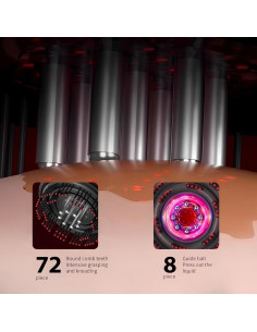 Masajeador de cuero cabelludo YXYOUNG A-803 con luz roja 2