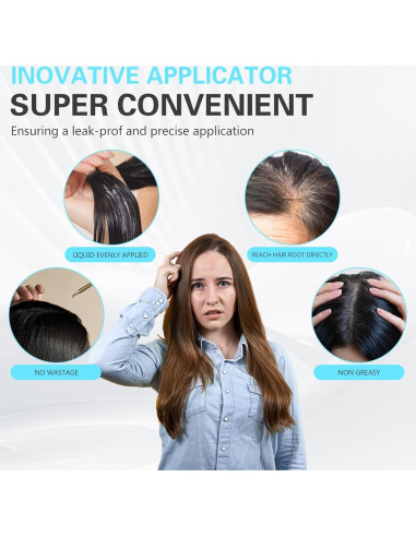 Masajeador de cuero cabelludo Valuatic negro 2 en 1 para aceite