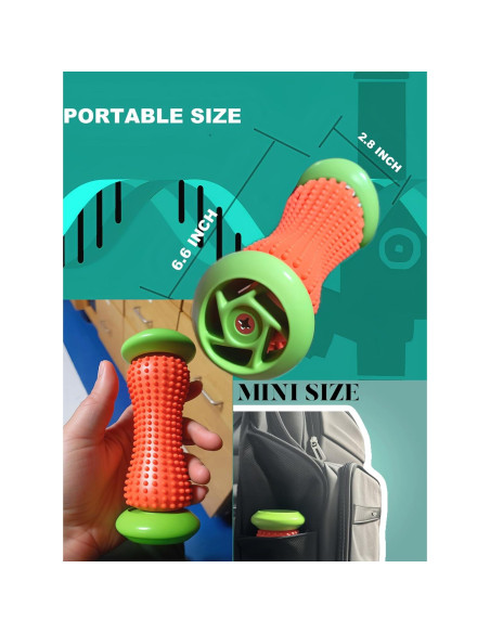 Masajeador de Pies Chifit Rojo 16.5x6.5cm Alivio Fascitis