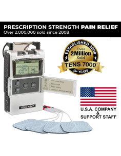 Estimulador Muscular TENS 7000 Roscoe - Alivio Dolor 22x5cm 2