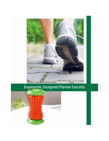 Masajeador de Pies Chifit Rojo 16.5x6.5cm Alivio Fascitis