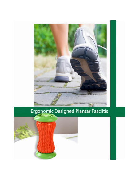 Masajeador de Pies Chifit Rojo 16.5x6.5cm Alivio Fascitis