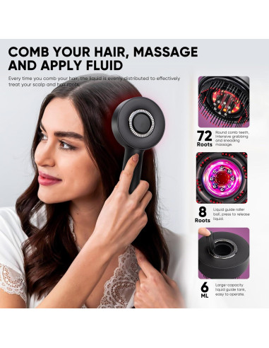 Aplicador de Aceite para Cabello MPADQ Masajeador IPX7