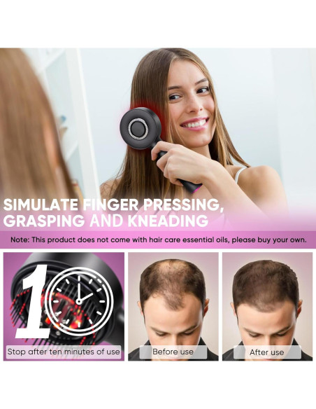 Aplicador de Aceite para Cabello MPADQ Masajeador IPX7