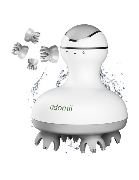 Masajeador Eléctrico de Cuero Cabelludo Adomii - 84 Nodos