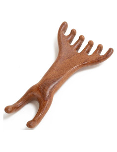 Masajeador de Cabeza de Madera Moreinday para Relajación