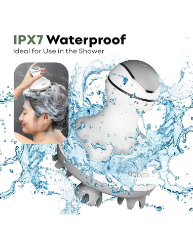 Masajeador Eléctrico de Cuero Cabelludo Adomii - 84 Nodos