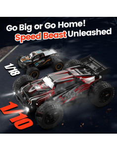 Coche RC DEERC 9206E 1:10 4WD Alta Velocidad Todo Terreno 2