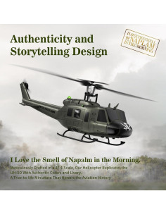 Carmanon UH-1 Helicóptero RC 1/27 con Auto-Flotación 2