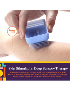 Cepillo Sensorial Suministros Especiales Terapia 8 Unicornios 2