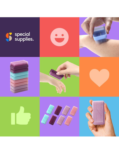 Cepillo Sensorial Suministros Especiales Terapia 8 Unicornios