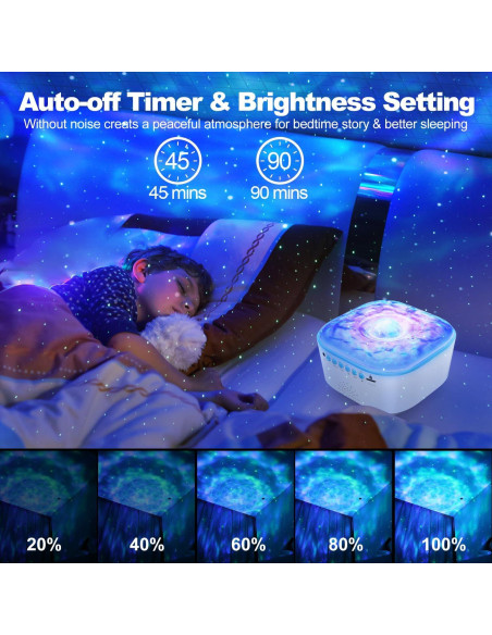 Proyector de Estrellas JUZIHAO Luz Nocturna con Bluetooth Proyector de Estrellas JUZIHAO Luz Nocturna con Bluetooth