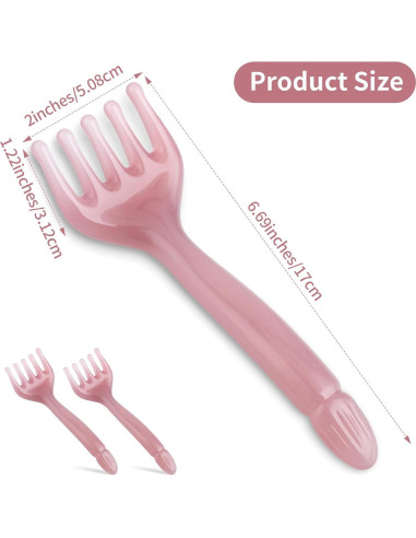 Masajeador de Cabeza WY LIGHTING Rosa Púrpura 5 Garras