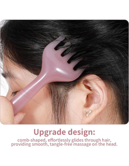 Masajeador de Cabeza WY LIGHTING Rosa Púrpura 5 Garras