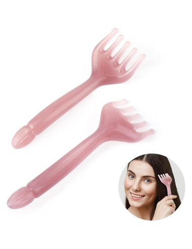 Masajeador de Cabeza WY LIGHTING Rosa Púrpura 5 Garras