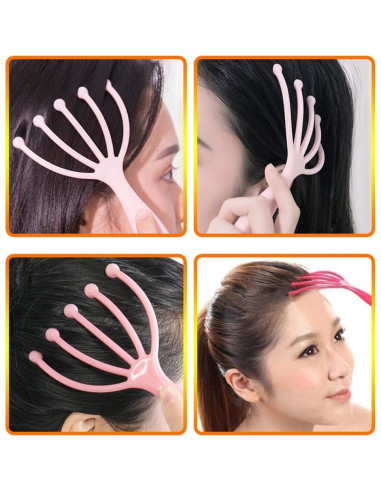 Masajeador de cuero cabelludo Ryoma, portátil y ergonómico