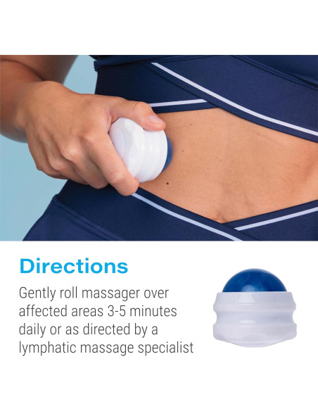 Masajeador Drenaje Linfático SONUKA 6.86cm para Recuperación
