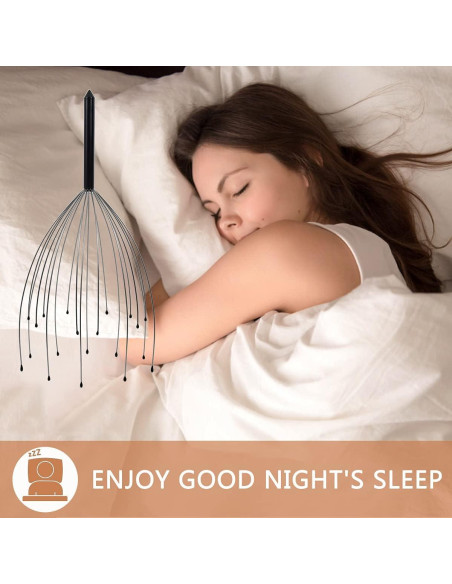 Paquete de 2 Masajeadores de Cabeza Svjetiq 20 Dedos Relax