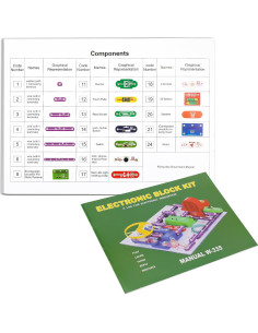Kit de Circuitos Eléctricos ELSKY W-335 para Niños 8+ 2