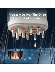 Masajeador eléctrico de cuero cabelludo Kimairay 2 en 1 2