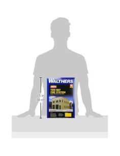 Kit Estación de Bomberos Walthers HO 20.3x12.4x14 cm 2