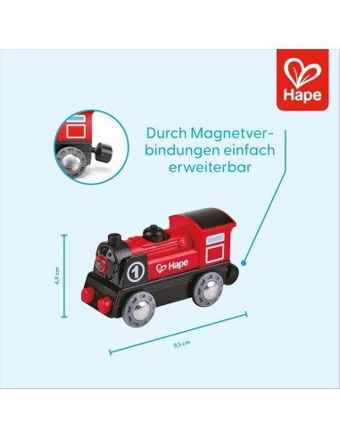 Tren Eléctrico Hape E3703 con Conectores Magnéticos