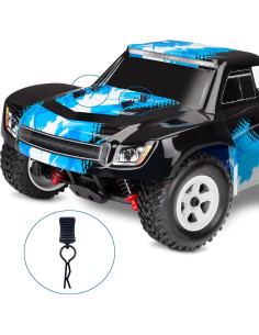 50 Clips de Carrocería RC HIQTRADEBYJJ 24mm Pestañas Negras 2