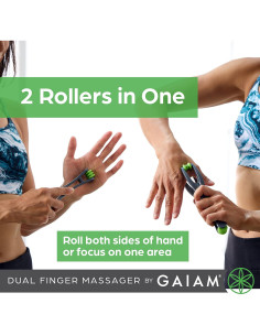 Masajeador de Dedos Doble Cara Gaiam - Alivio Artritis 2