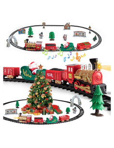 Tren Eléctrico de Navidad XIESHENG con Luz y Sonido