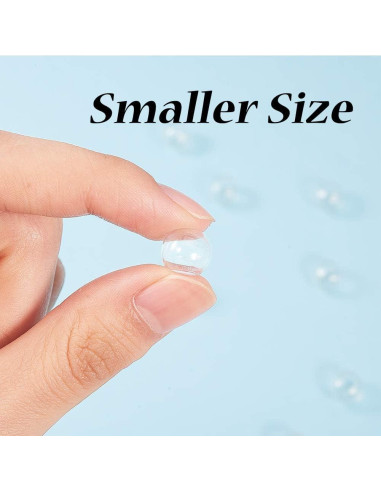 50 Mini Botellas de Vidrio 10mm PH PandaHall con Tapas de Latón