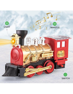 Tren Eléctrico de Navidad XIESHENG con Luz y Sonido 2