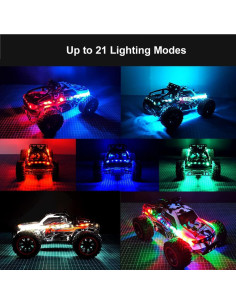 Kit de tiras de luz LED YUYING para coches RC 0.33m 21 modos 2