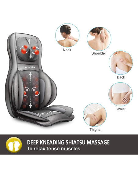 Silla Masajeadora COMFIER CF-2307A con Calor y Shiatsu