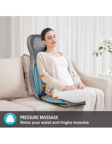 Silla Masajeadora COMFIER CF-2307A con Calor y Shiatsu