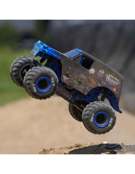 Monster Truck Losi 1/18 LMT Son Uva Digger 4x4 RTR Azul