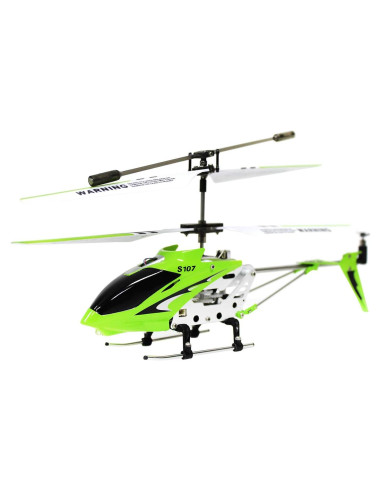 Helicóptero RC Syma S107G 3 Canales Verde con Giroscopio
