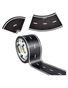 PlayTape Cinta de Carretera 60m x 5cm + 36 Curvas