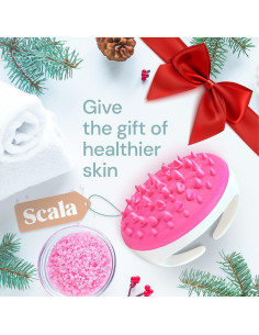 Masajeador Anticelulitis Scala Rosa - Exfoliante Ducha 32cm 2