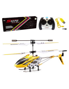 Helicóptero RC Syma S107G 3 Canales Giroscopio Amarillo