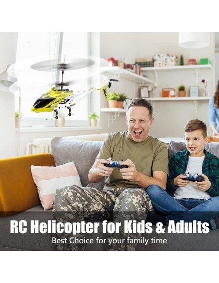 Helicóptero RC Syma S107G 3 Canales Giroscopio Amarillo
