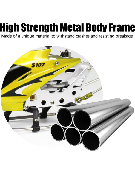 Helicóptero RC Syma S107G 3 Canales Giroscopio Amarillo