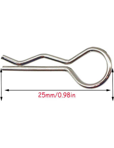 100 Clips de Carrocería RC Universales para Escalas 1/8 1/10 1/12