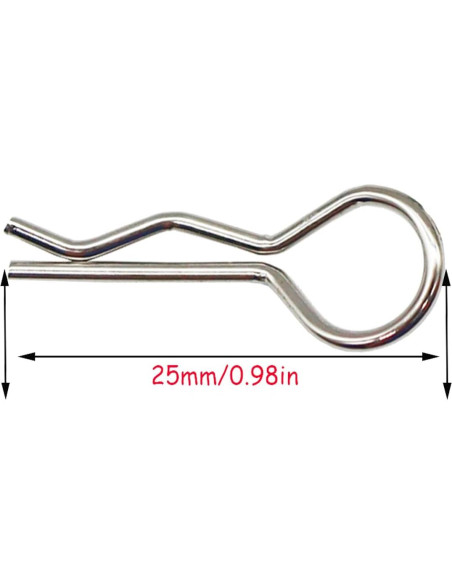 100 Clips de Carrocería RC Universales para Escalas 1/8 1/10 1/12