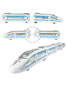 Juego de tren OTONOPI tren bala magnético 4 piezas