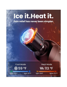 Pistola de Masaje BOB Y BRAD X6 Pro Max con Calor y Frío 2