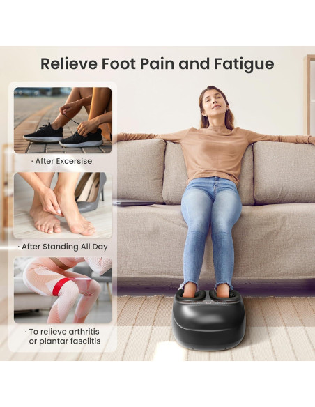 Masajeador de Pies COMFIER con Calor y Control Remoto