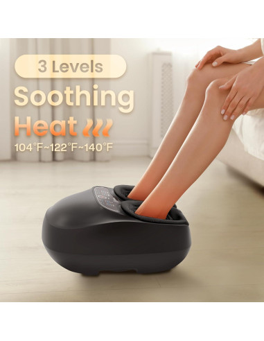 Masajeador de Pies COMFIER con Calor y Control Remoto