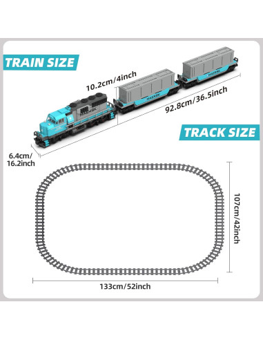Juego de Bloques de Tren Motorizado Chenghai 1078 Piezas